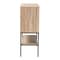 Baxton Studio Asher Modern Industrial Natural Brown Finished Wood and Black Metal 2Door Sideboard 223-12485-ZORO - alternate 7